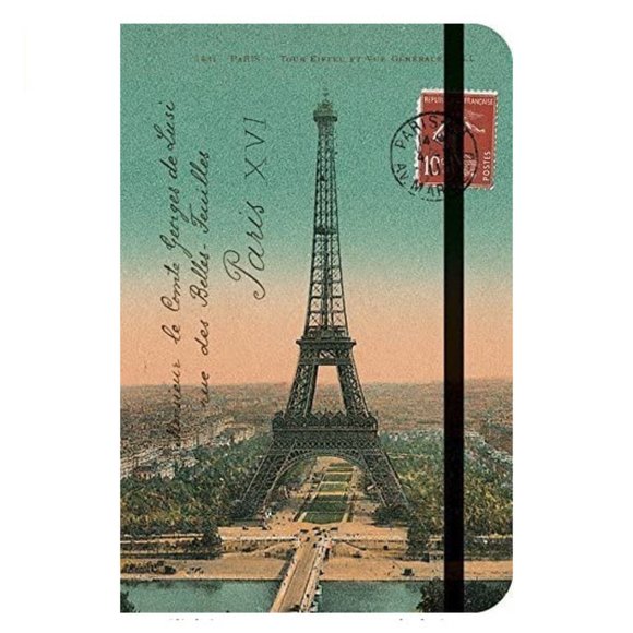 Eiffel Tower Paris sunset notebook - Picture 3 of 4
